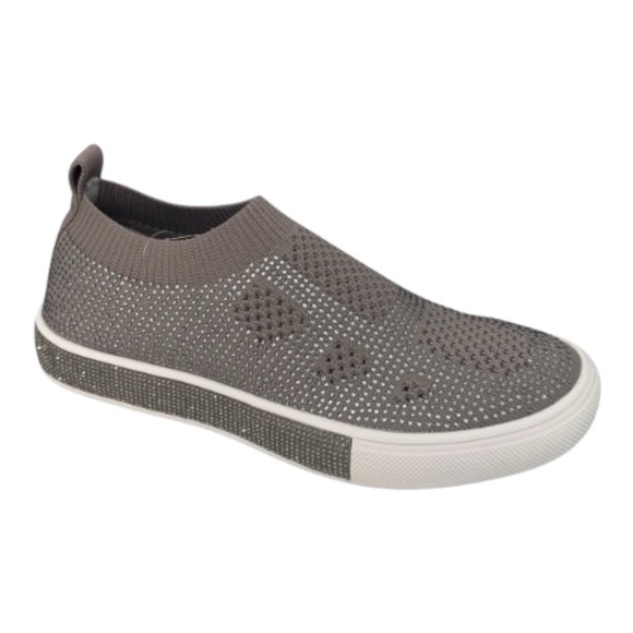 bernie mev. Shoes - Bernie Mev Glamour Women's Shoes – Smoke Stretch Comfort Wedge Slip-On NWB